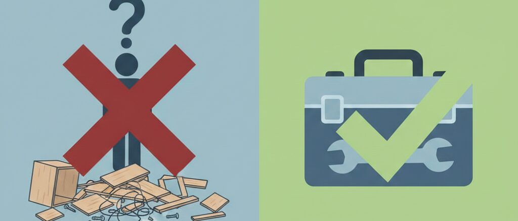 「家具組み立て できない 人」は自分だけじゃない！プロに頼る賢い選択