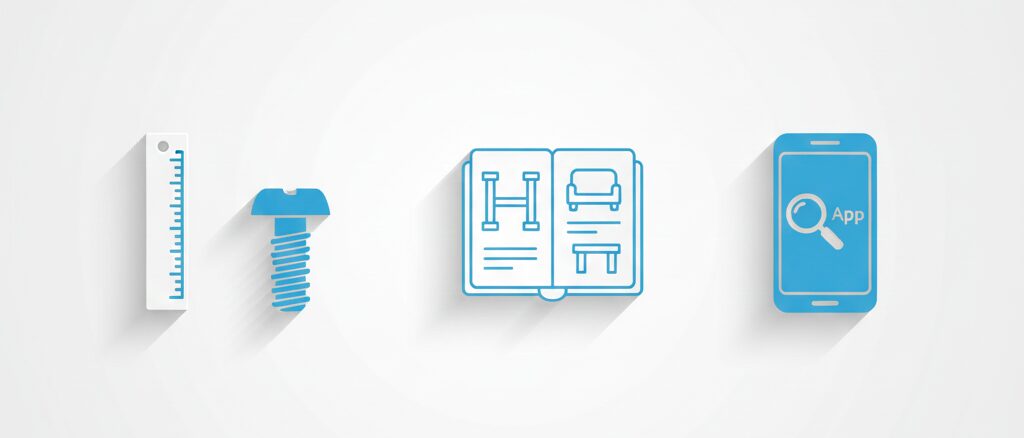 まずは付属の六角レンチをなくした時のサイズ特定から買い替えの手順を知ろう