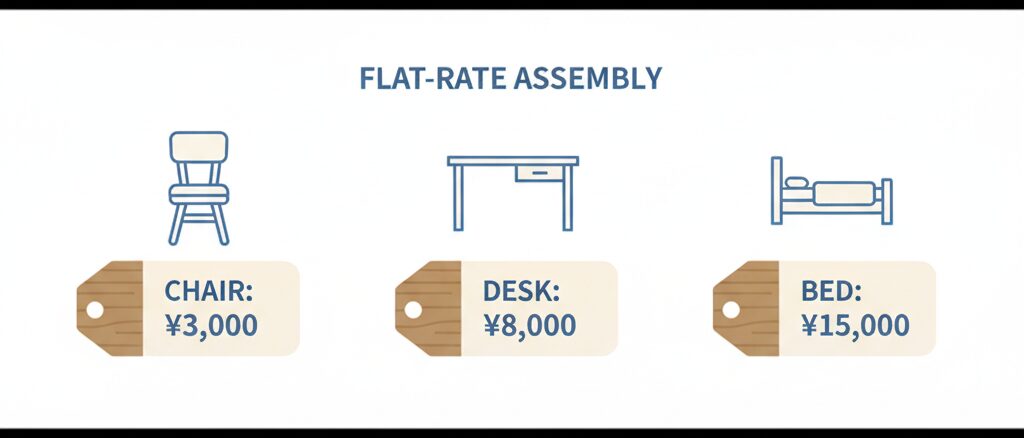 依頼する前に知っておきたい家具組み立て代行の相場