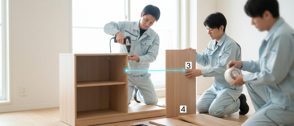 引っ越しの家具は解体と組み立てをセットで依頼すべき？