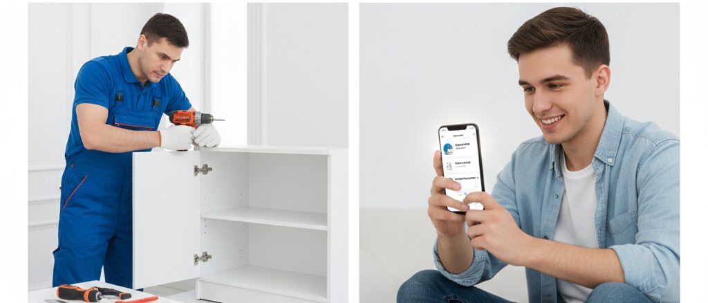 無理だと思ったら？IKEAの家具組み立て代行と公式サービスを比較