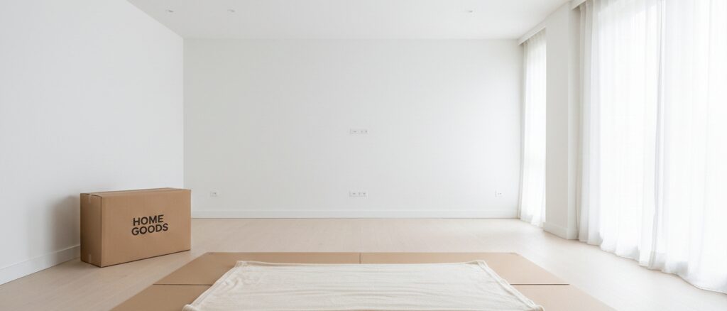 大型【家具】の組み立てこそ段取りが8割！場所確保と床保護