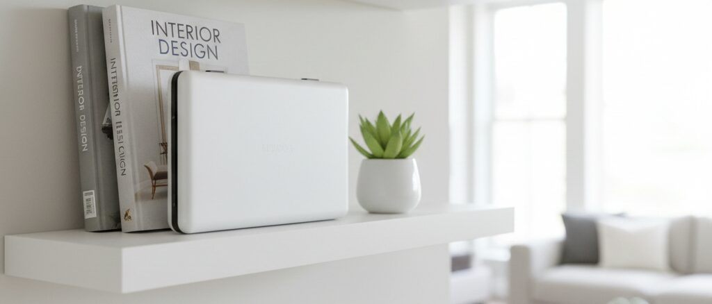 部屋のインテリアを邪魔しないデザインと収納性