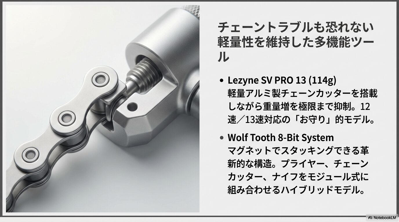 100g以下の壁を突破する超軽量な自転車マルチツールおすすめ製品の魅力