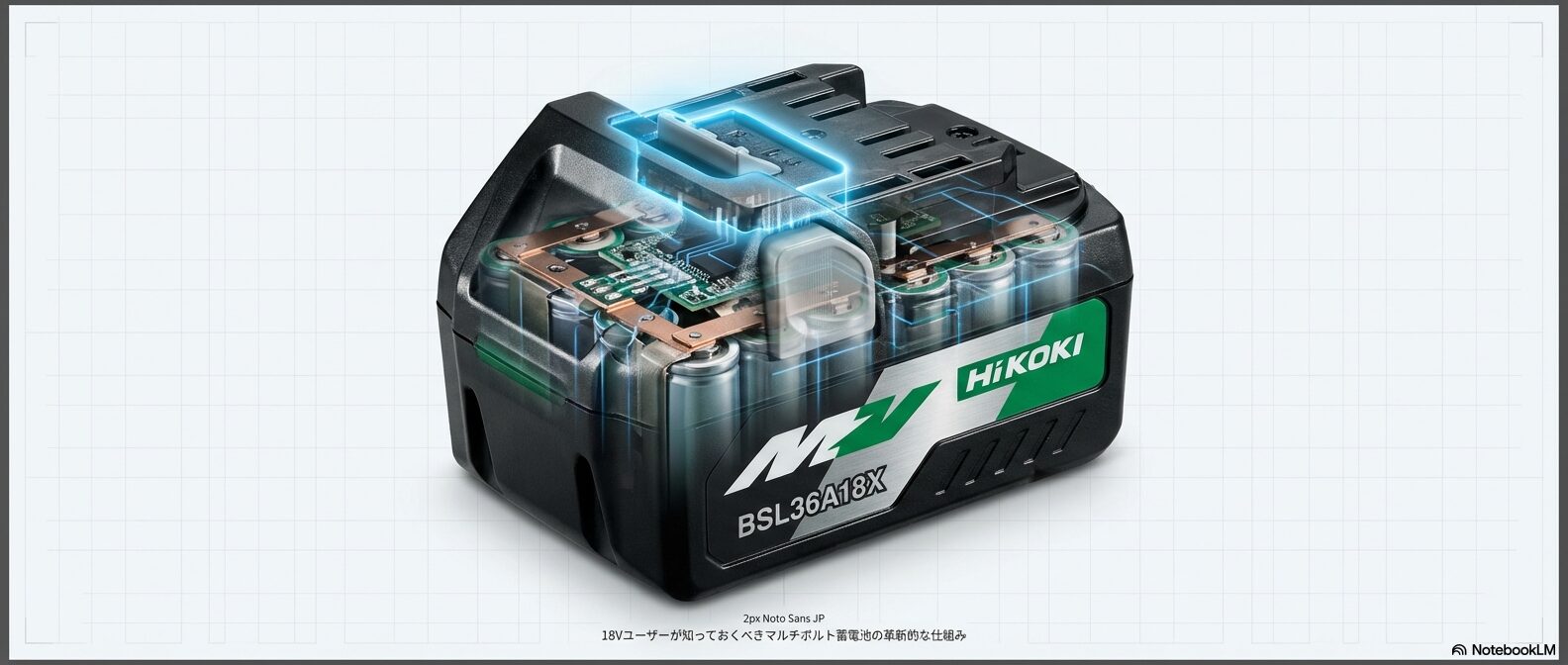 18Vユーザーが知っておくべきマルチボルト蓄電池の革新的な仕組み