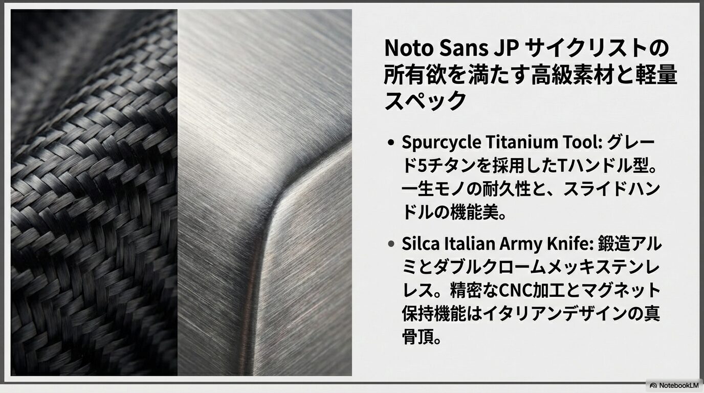 チェーントラブルも恐れない軽量性を維持した多機能ツールの実力