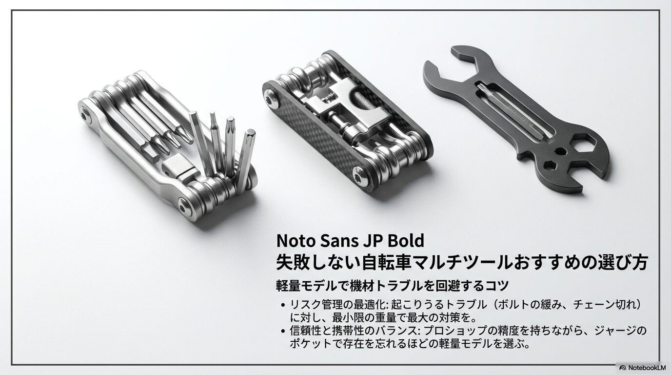 失敗しない自転車マルチツールおすすめの選び方と軽量モデルで機材トラブルを回避するコツ