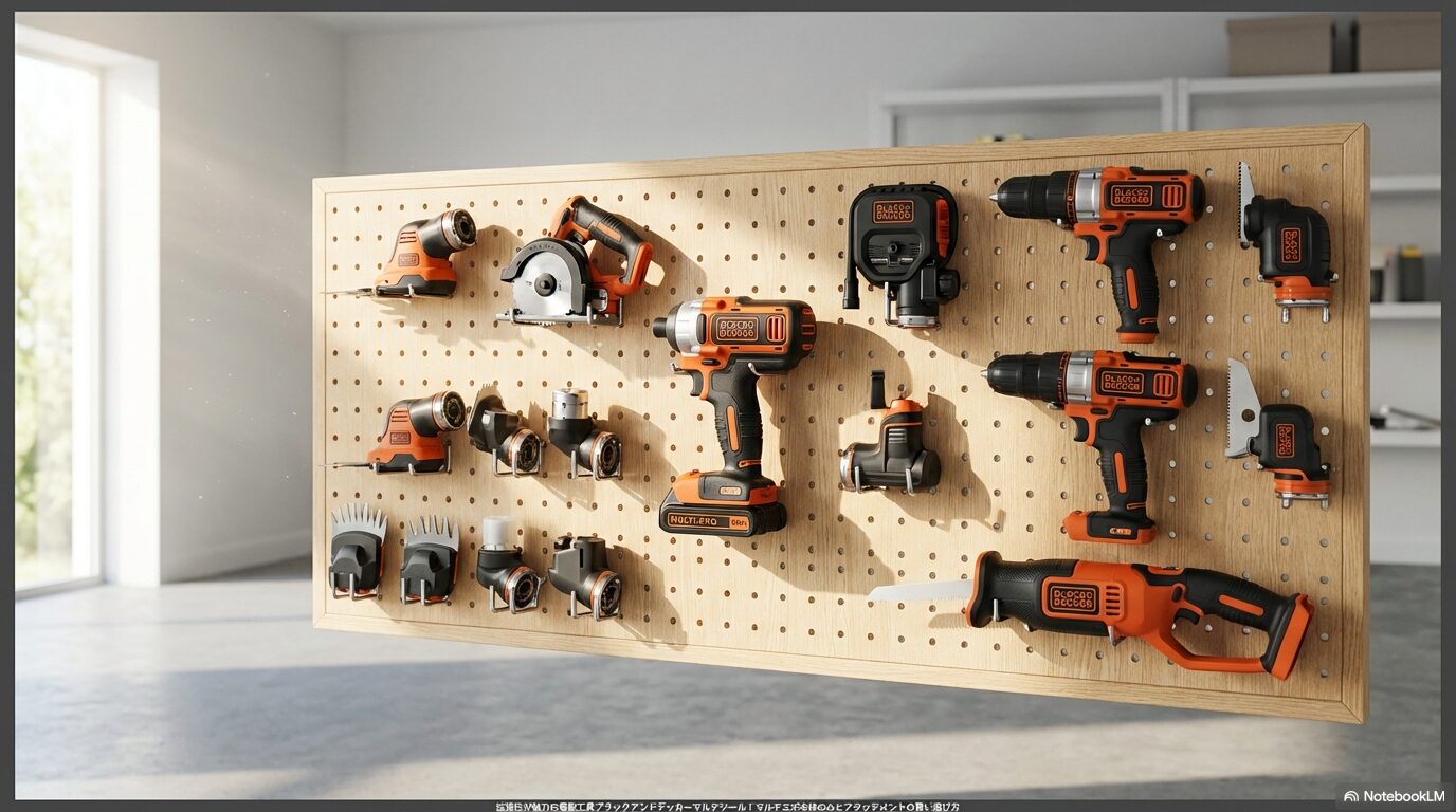 拡張性が魅力の電動工具ブラックアンドデッカーマルチツール！マルチエボ本体のみとアタッチメントの賢い選び方