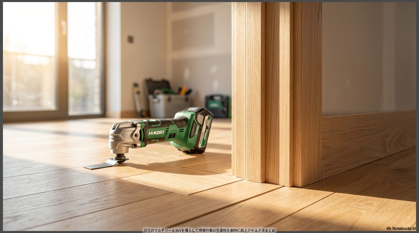 日立のマルチツール36Vを導入して現場作業の生産性を劇的に向上させる方法まとめ