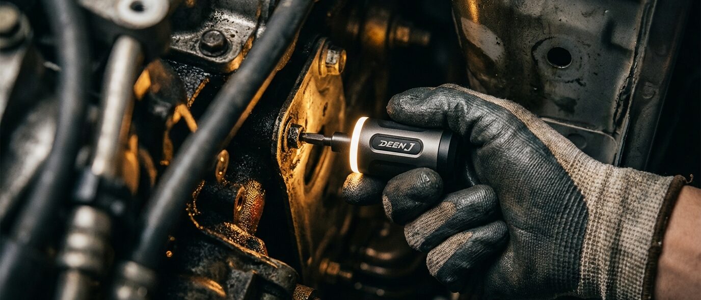 狭い場所の作業が楽しくなるDEEN J 充電式マイティードライバー DNJRMD-005