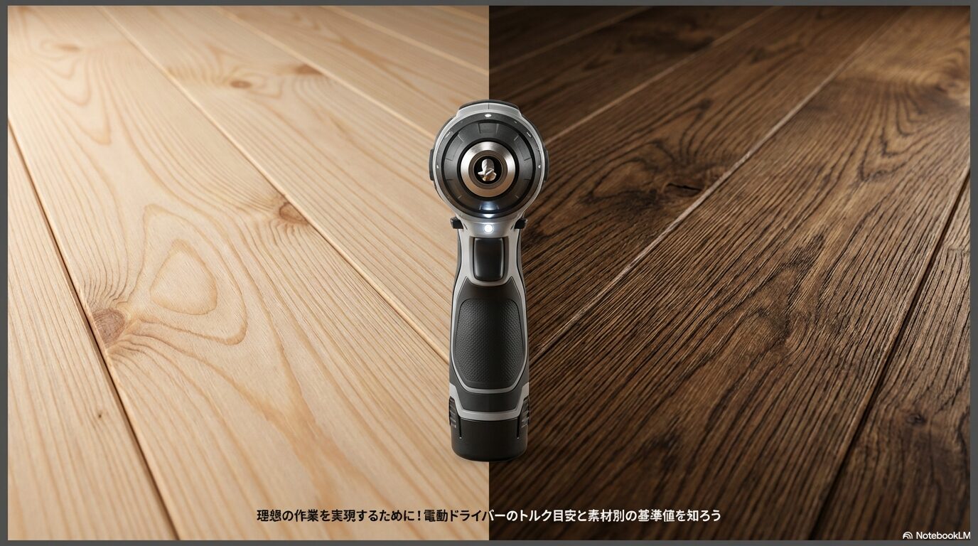 理想の作業を実現するために！電動ドライバーのトルク目安と素材別の基準値を知ろう