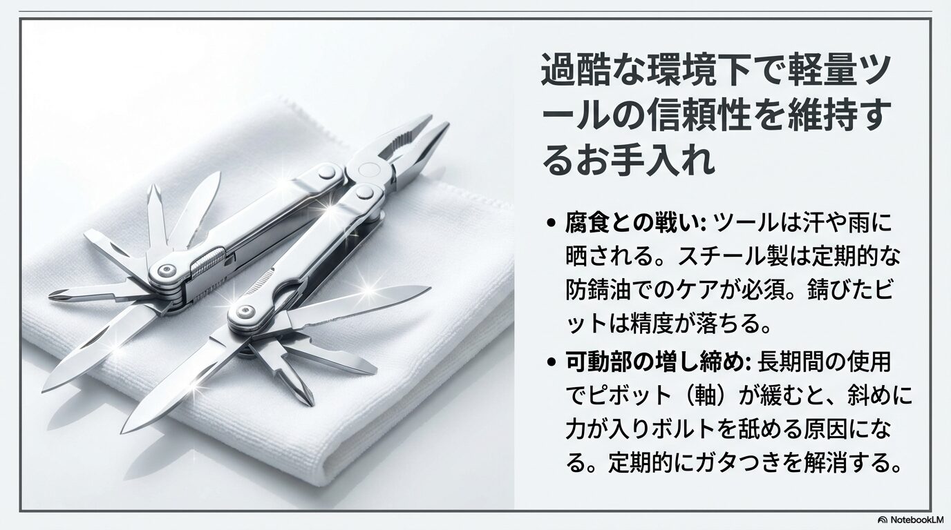 過酷な環境下で軽量ツールの信頼性を維持するお手入れの基本