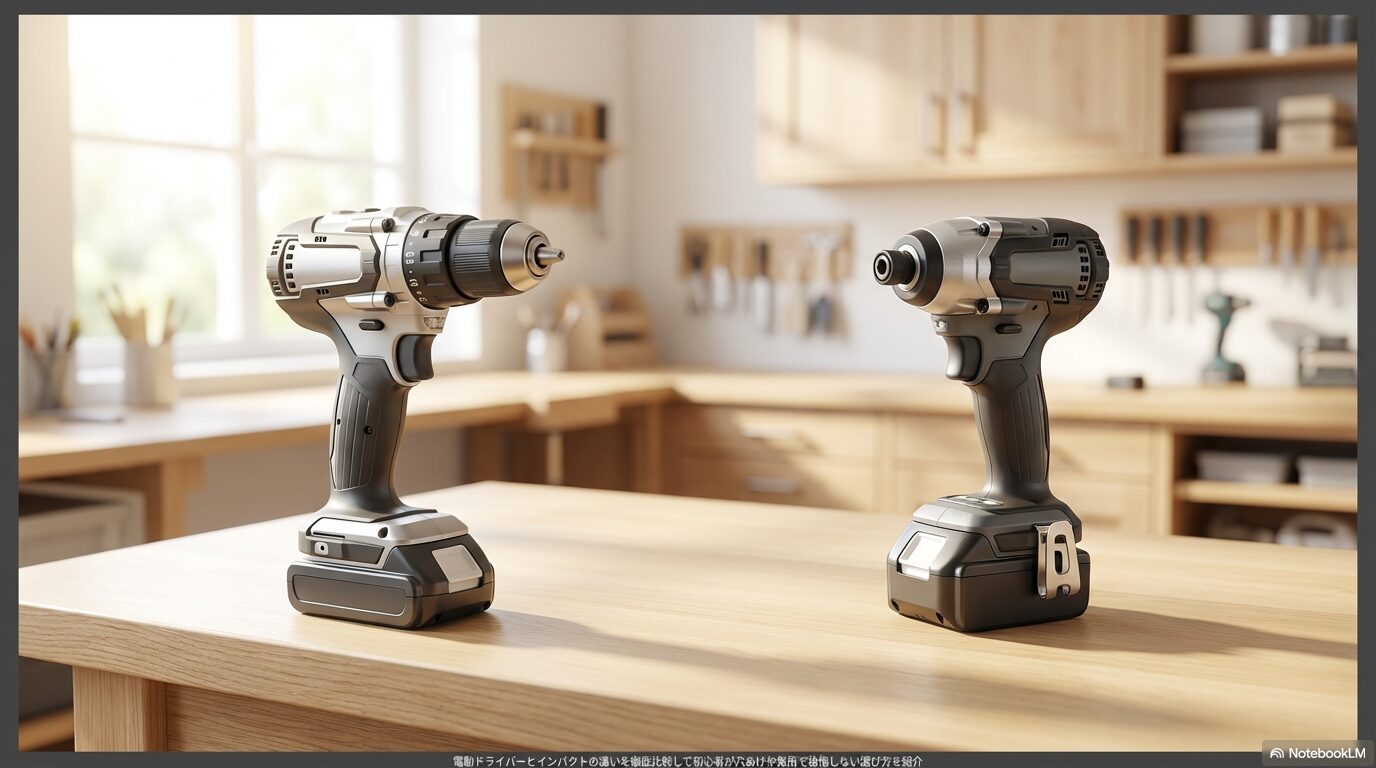 電動ドライバーとインパクトの違いを徹底比較して初心者が穴あけや兼用で後悔しない選び方を紹介