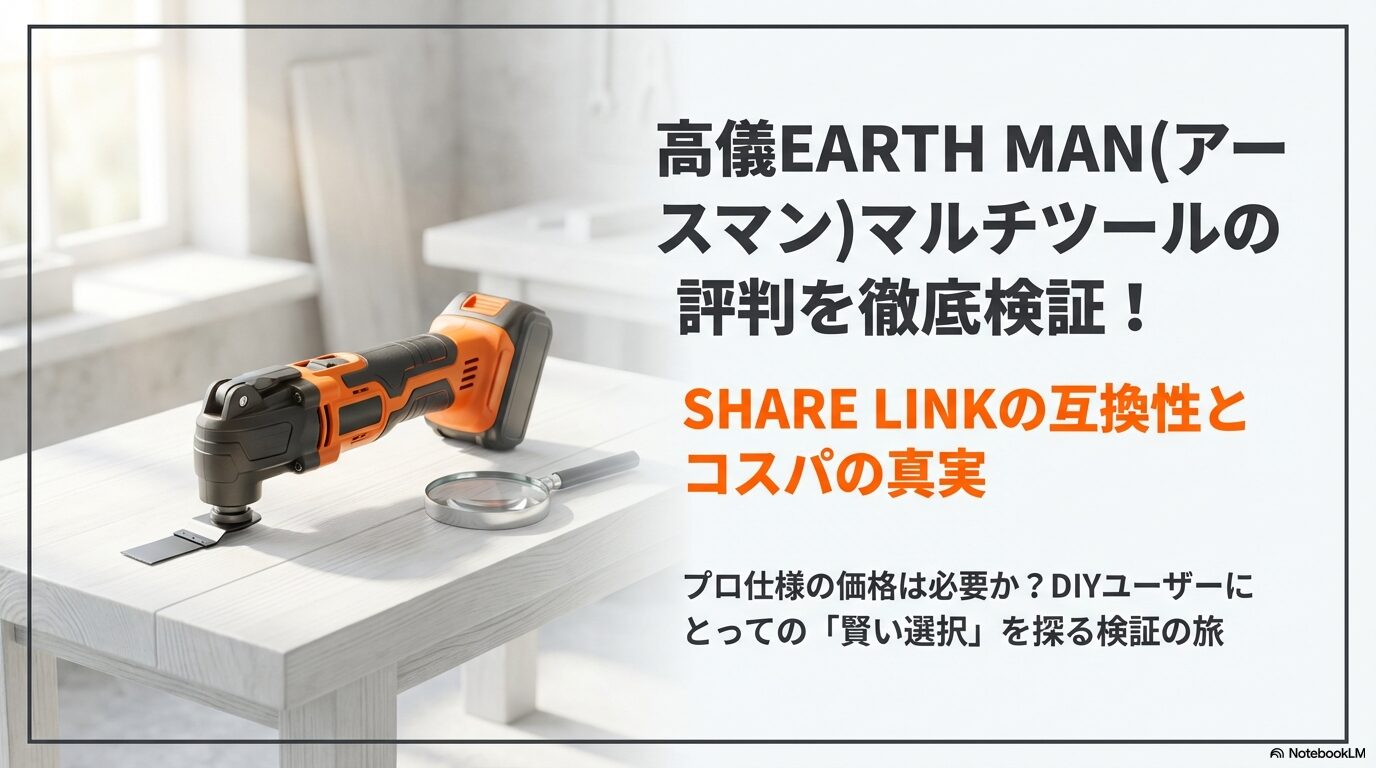高儀EARTH MAN(アースマン)マルチツールの評判を徹底検証！SHARE LINKの互換性とコスパの真実