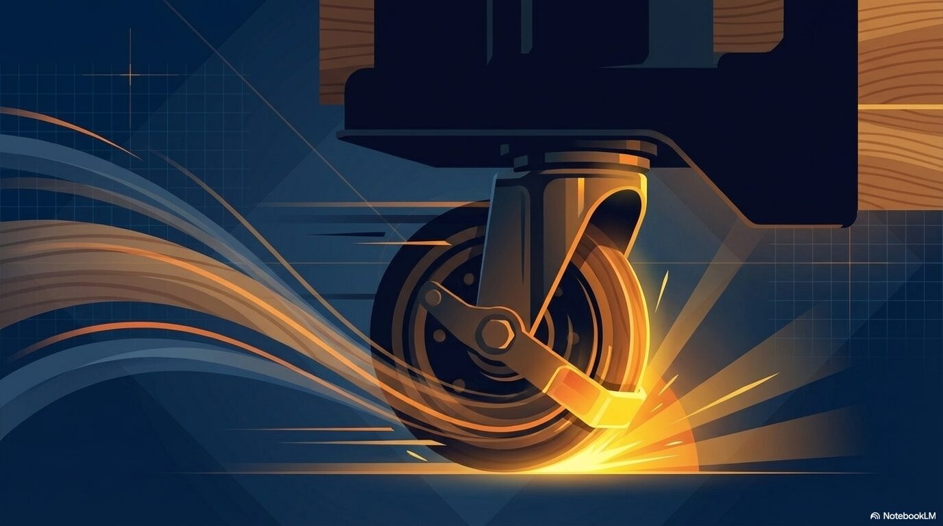 重量級の機材を載せたまま自在に動かせる！高品質なキャスターの性能