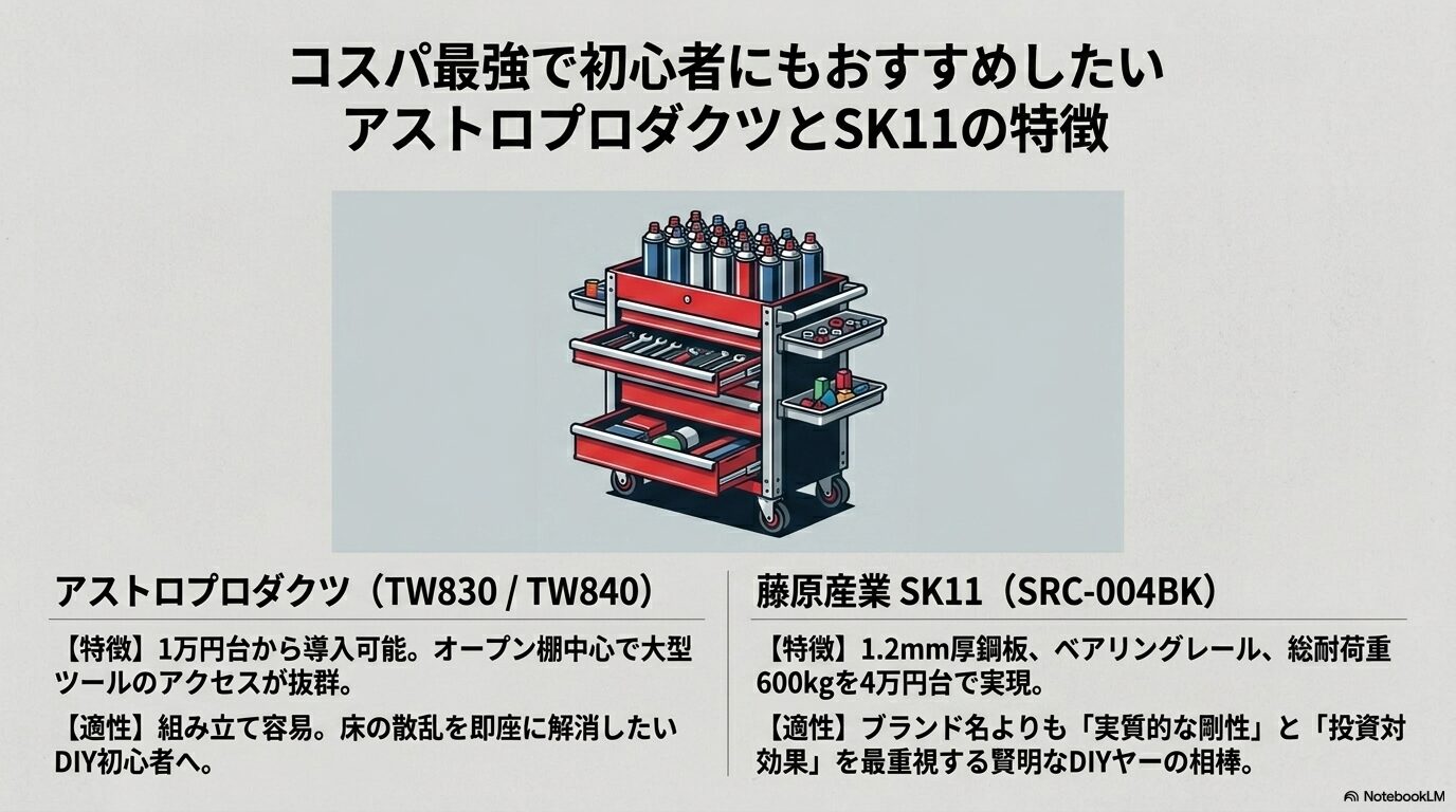 DIYツールワゴン比較で見つけたおすすめ5メーカーの徹底分析と選び方のポイント