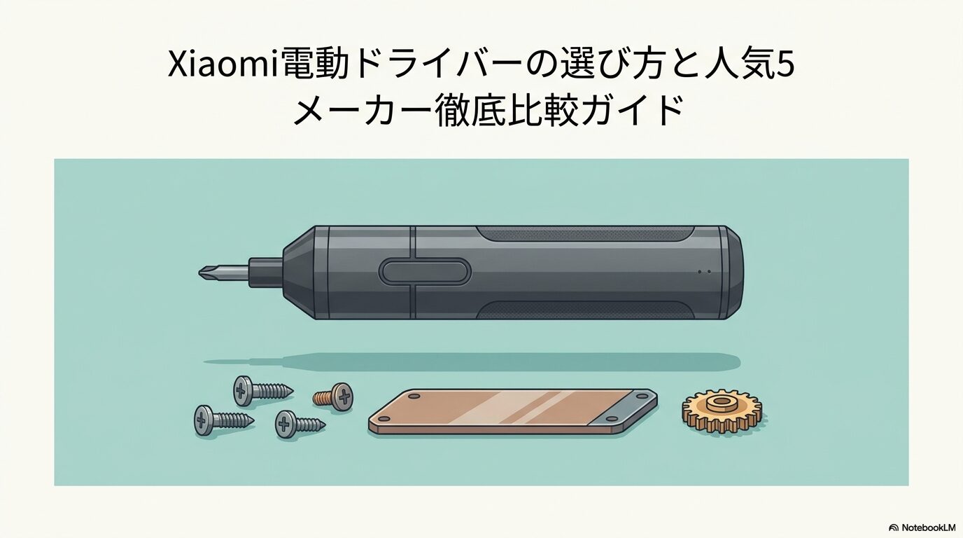 Xiaomi電動ドライバーの選び方と人気5メーカー徹底比較ガイド