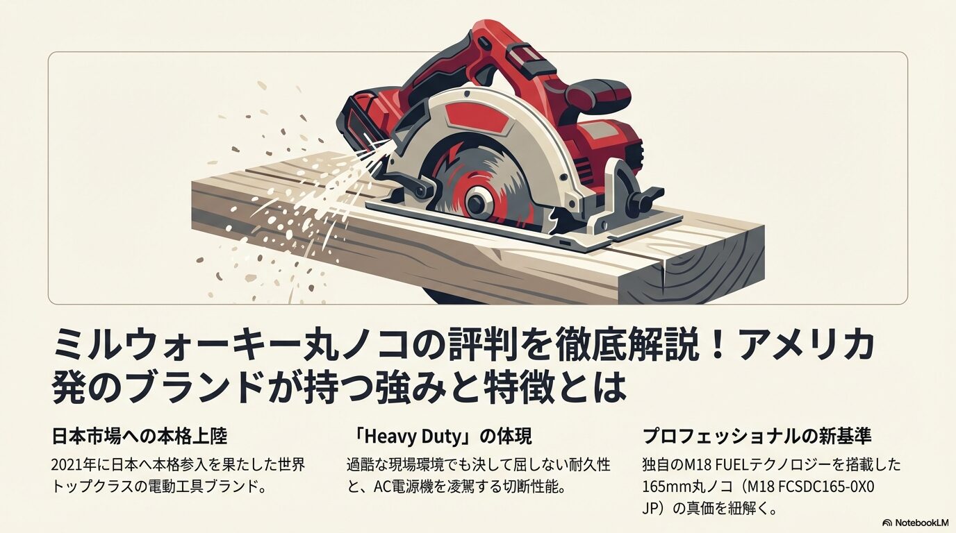 ミルウォーキー丸ノコの評判を徹底解説！アメリカ発のブランドが持つ強みと特徴とは