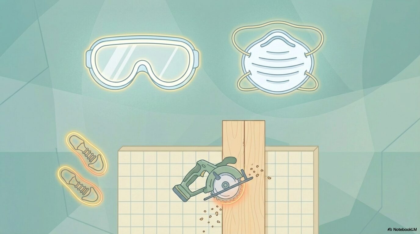 切断作業を成功させるための正しい構え方と安全防護具に関する基本知識