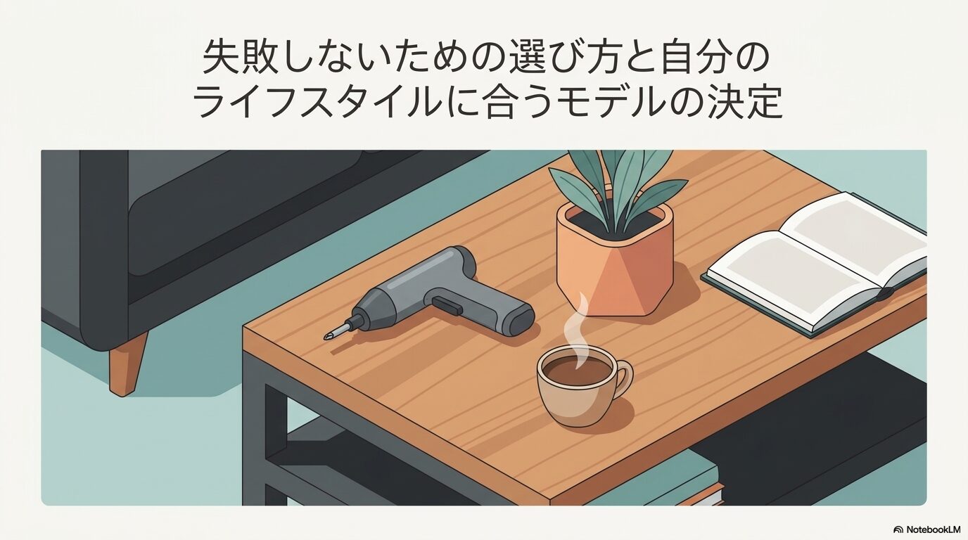 失敗しないための選び方と自分のライフスタイルに合うモデルの決定
