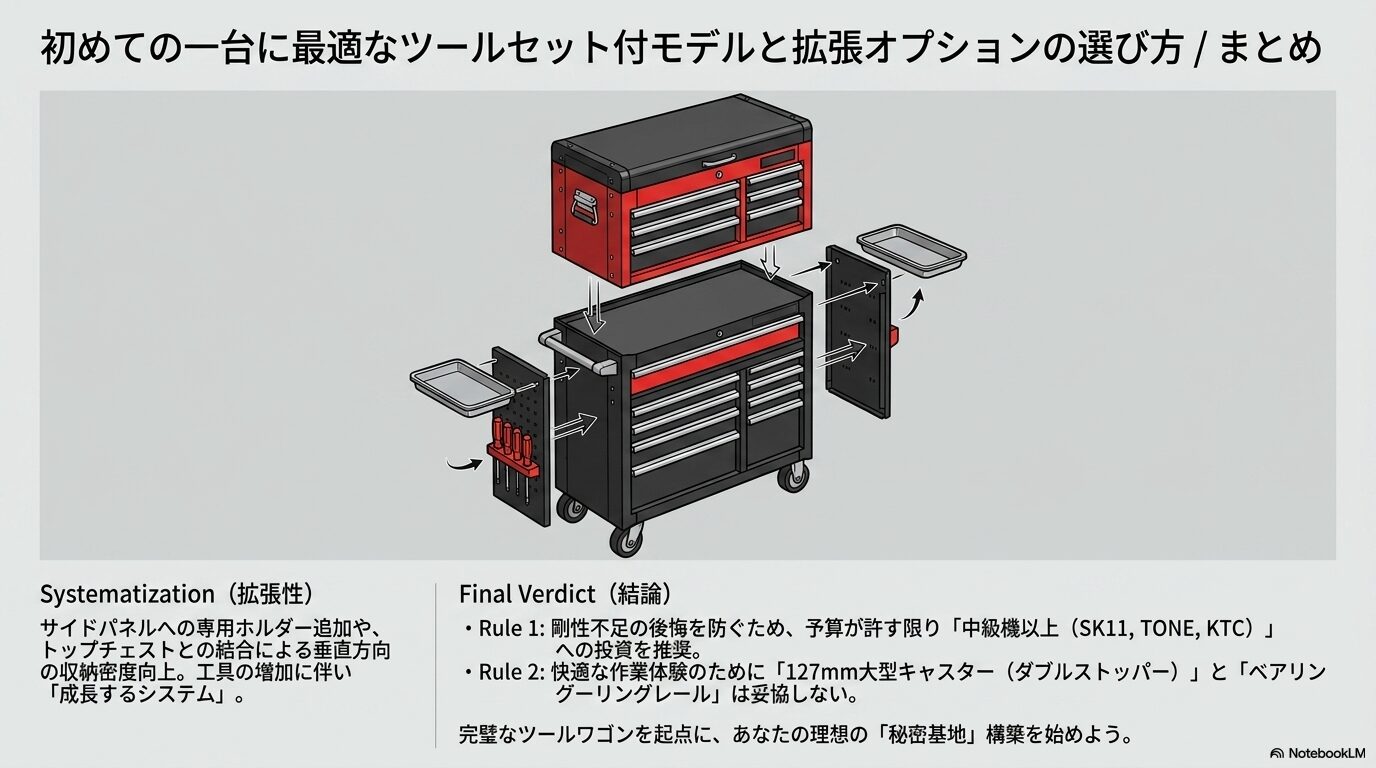 長く愛用するためのDIYツールワゴン比較まとめ