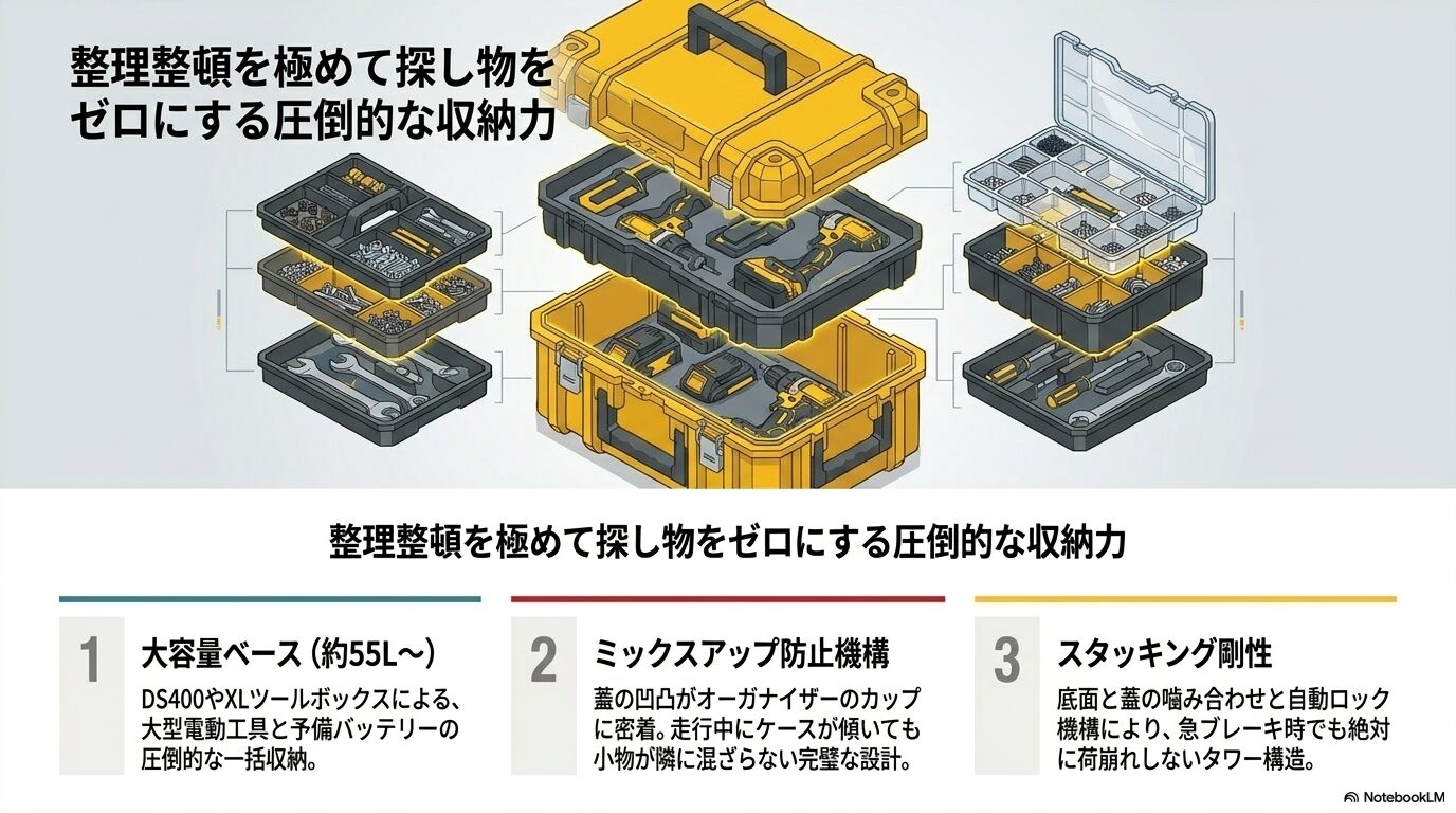 整理整頓を極めて探し物をゼロにする圧倒的な収納力