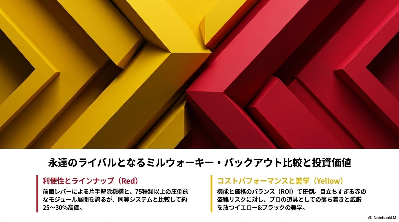 永遠のライバルとなるミルウォーキー・パックアウト比較と投資価値