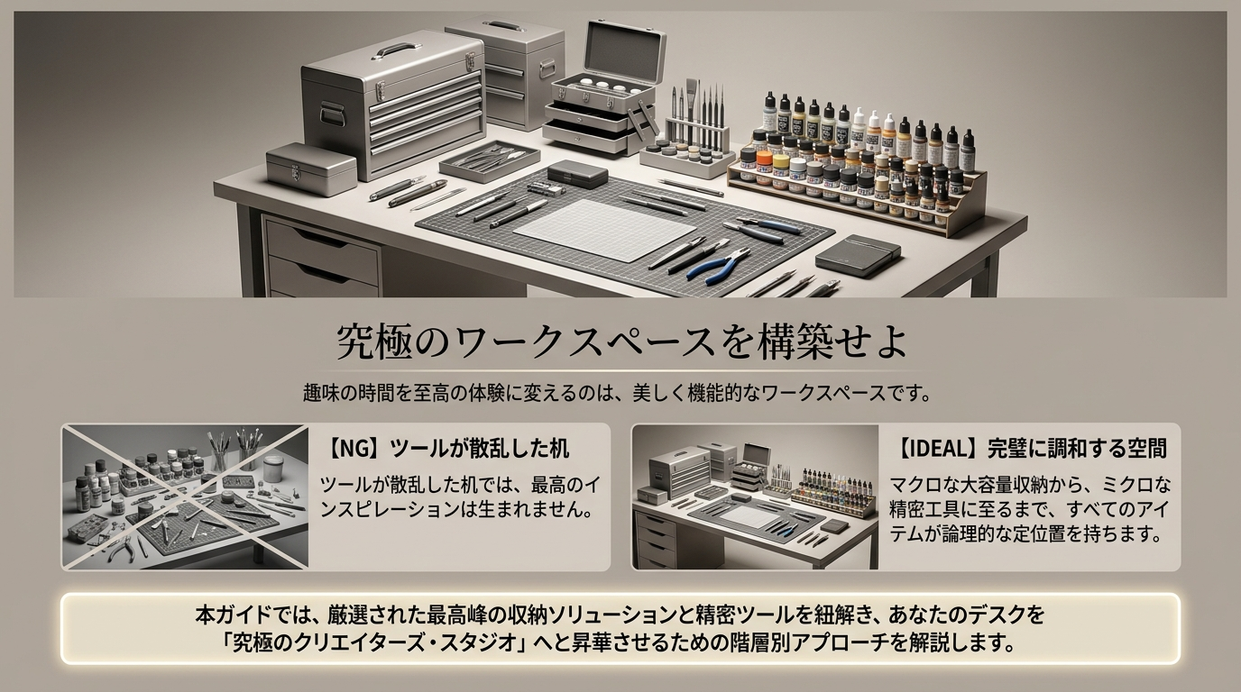 プラモデルの工具箱おすすめの選び方と比較ポイント
