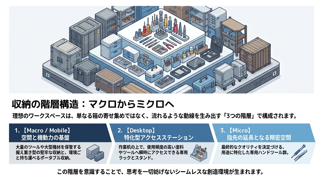 プラモデルの工具箱おすすめを比較するための基礎知識